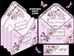 Enjoy Every Moment Diorama Envy Card