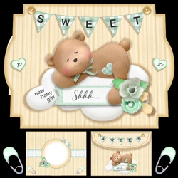Sweet New Baby Boy & Girl