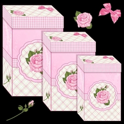 Pink Roses Gift Boxes