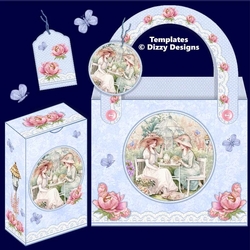 Tea In The Garden Tote and Gift Box
