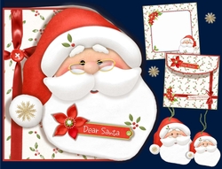 Shaped Santa Card