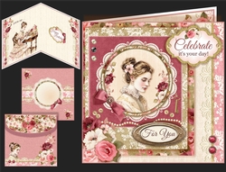 Vintage Lady Lace & Pearls