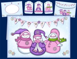 Happy Snowmen Trio