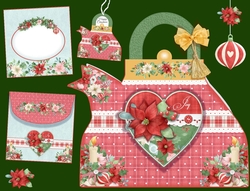 Christmas Heart Teapot Card