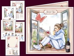 Girl In Paris Window