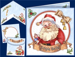 Santa Jingle Bells Card