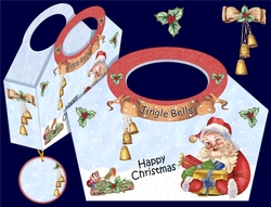 Santa Jingle Bells Gift Basket