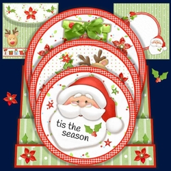 Tis The Season Circles Stepper Card