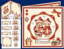 Christmas Bears Topper Card