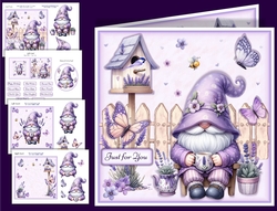 Gnomes Lavender Garden