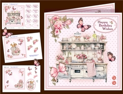 Floral Kitchen Range