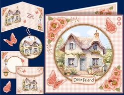 French Cottage Topper Card