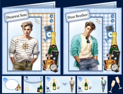 Birthday Guys 2 Card Kit
