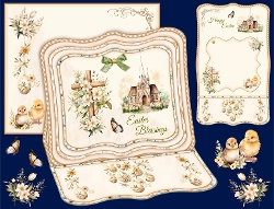 Easter Blessings Book Easel Card