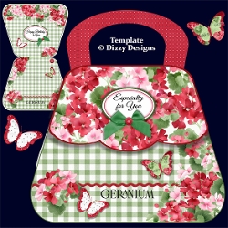 Geranium Bag Card