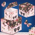 Blossoms Blooms & Butterflies Flip Lid Boxes