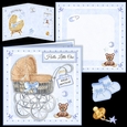 Baby Boy Wicker Carriage