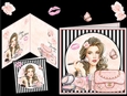 Beauty Glamour Girl Card