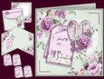  Floral Heart and Tag Card
