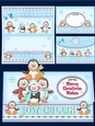 Just Chillin Penguins Card