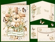 Floral Cross Sympathy Card