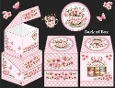 Floral Teacup Flip Lid Boxes