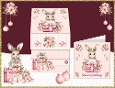 Hoppy Christmas Square Gift Box