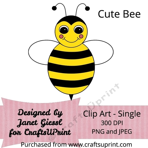 Cute Bee Clip Art