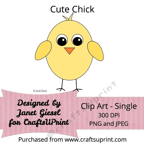 Cute Chick Clip Art