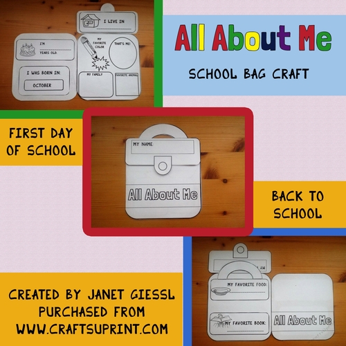 All About Me School Bag Craft Bumper Kit