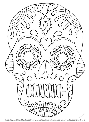 Day of the Dead Skull