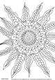 Sun Coloring Page/Digi Stamp