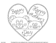 Mother and Child Bear Coloring Page/Digi Stamp