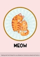 Mother Cat and Kitten Card Topper