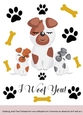 Mother Dog and Puppies Card Topper