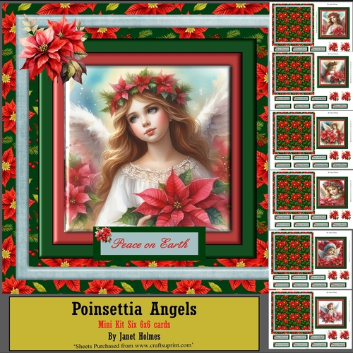 Poinsettia Angels