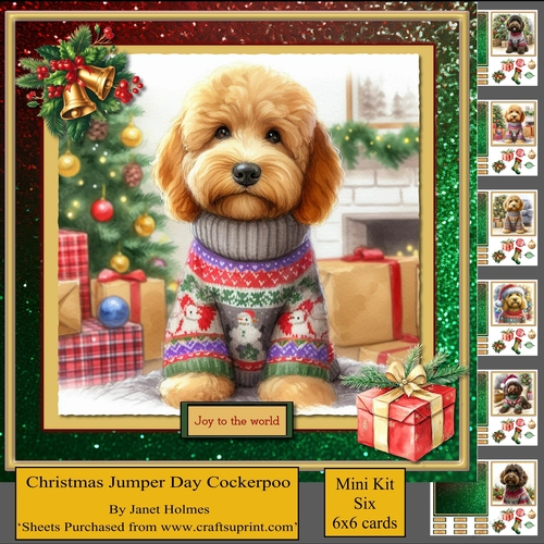 Christmas Jumper Day Cockerpoo
