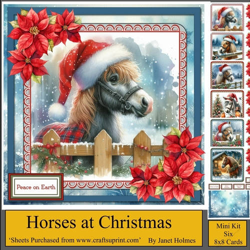 Horses at Christmas