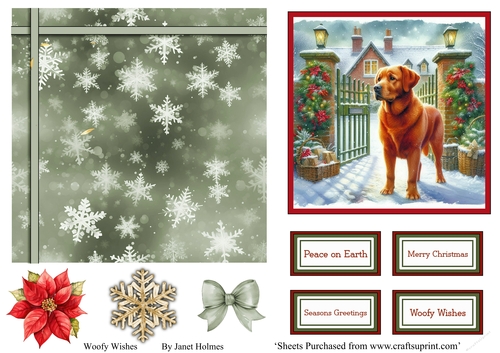 Woofy Wishes Fox Red Labrador
