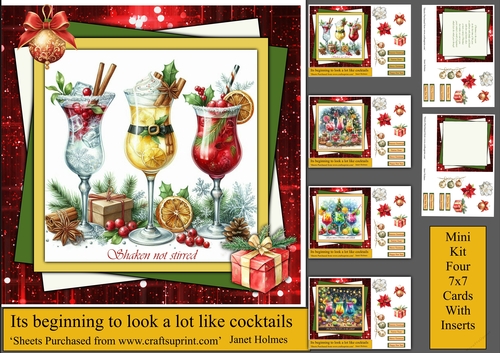 Its beginning to look a lot like cocktails Mini Kit