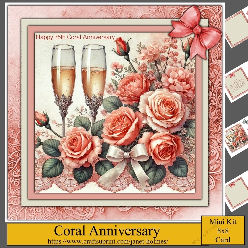 Coral Wedding Anniversary
