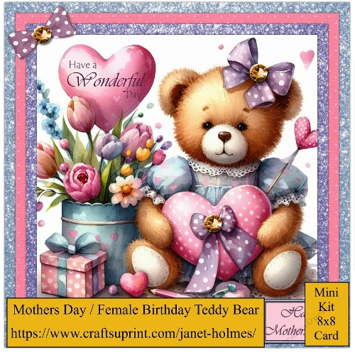 Mother day / female birthday Teddy Bear