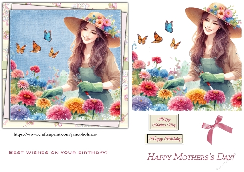 I love Gardening Mothers day and Birthday
