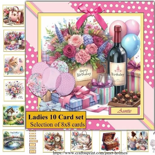 Ladies 10 Card set