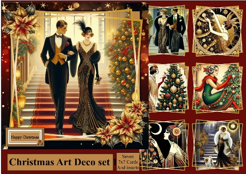 Christmas Art Deco Set 1 2025