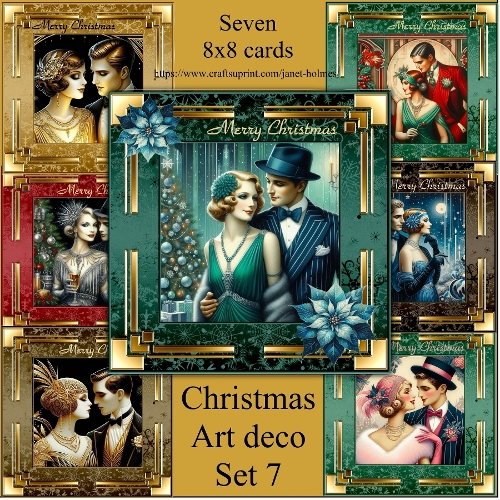Christmas Art deco set 7 2025