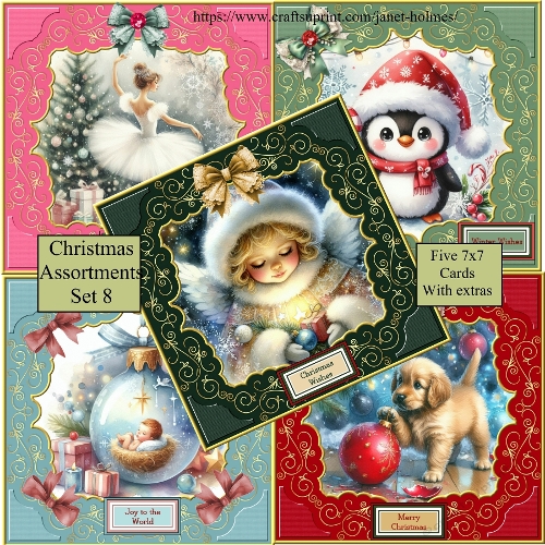 cup1390818_91280 - Christmas assortment set 8 new for 2025