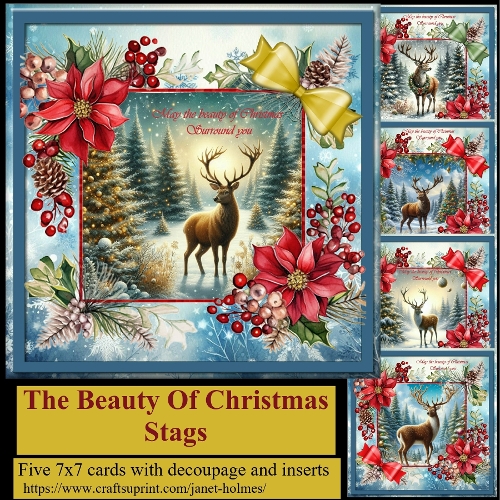 The Beauty of Christmas Stags