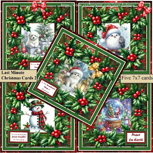 Last Minute Christmas Cards 2