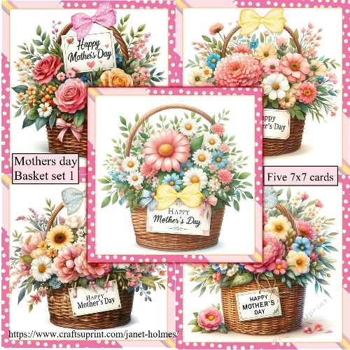 Mothers Day baskets set 1